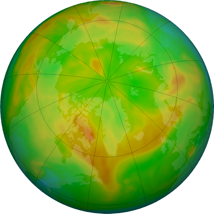 Arctic ozone map for 26 May 2022